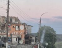 В Рыльске разбомблен пункт дислокации 40-ой бригады морпехов РФ. ВИДЕО