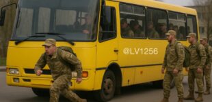 На Львовщине во время мобилизации мужчина покинул автобус и сбежал во время мобилизации