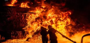 Российские дроны нанесли массированный удар по Чугуеву — пострадали 11 человек, среди них дети