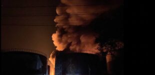 Российские дроны атаковали Николаев: вспыхнул пожар, есть раненый