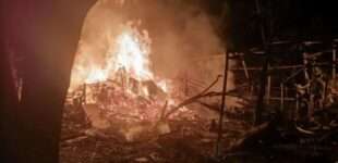 Россияне атаковали Киевскую область дронами: возникли пожары, есть раненые