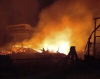 Пожары и поврежденные здания: последствия атаки в Хмельницком