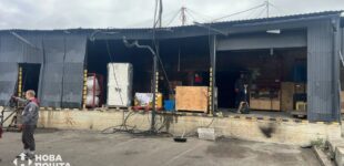 РФ атаковала сортировочное депо «Новой почты» в Черниговской области