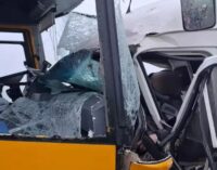 Ужасное ДТП в Днепропетровской области: школьный автобус столкнулся с микроавтобусом