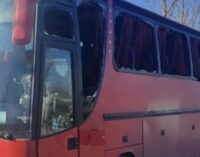 Россия ударила дроном по рейсовому автобусу в Харьковской области: есть погибший и раненые