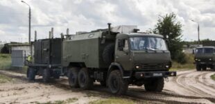 Украинские бойцы поразили редкую вражескую станцию РЭБ «Житель». ВИДЕО