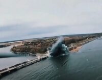 Россия нанесла удар управляемыми авиабомбами по Печенежскому водохранилищу. ВИДЕО