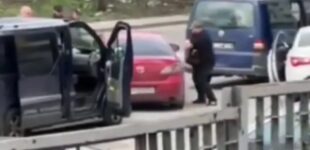 В Киеве водитель повредил полицейскую машину и наехал на сотрудника ТЦК во время побега