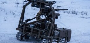 Стальные нервы «Люти»: украинский робот-пулеметчик спас жизнь бойцам ГУР. ВИДЕО