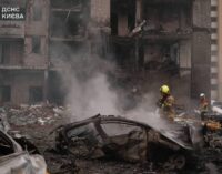Ракетный обстрел Киева: более 20 пострадавших, многочисленные пожары, попадание в многоэтажное здание