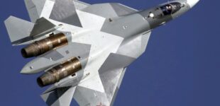 Против украинских дронов в РФ подняли Су-57, но Омский НПЗ не спасли. ВИДЕО
