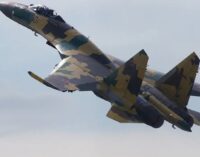 Украинские бойцы показали подбитый российский Су-35