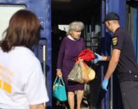 Ровенская область приняла эвакуированных мирных жителей, среди которых — дети. ФОТО