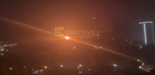 В Саратовской области РФ уничтожен стратегический бомбардировщик Ту-95. ВИДЕО