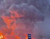 Горит Подольск: десятки беспилотников превратили крупнейший логистический центр РФ в факел. ВИДЕО