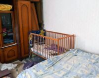 Снаряд от дрона влетел в окно и приземлился в кроватке ребенка в Херсоне. ФОТО